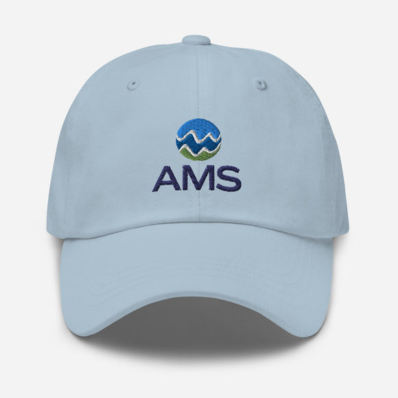 Twill Cap - Embroidered AMS Logo (light colors)