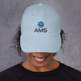 Twill Cap - Embroidered AMS Logo (light colors)