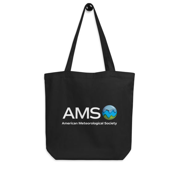 Black Eco Tote Bag - AMS Logo