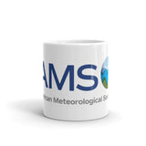 White glossy mug - AMS Logo