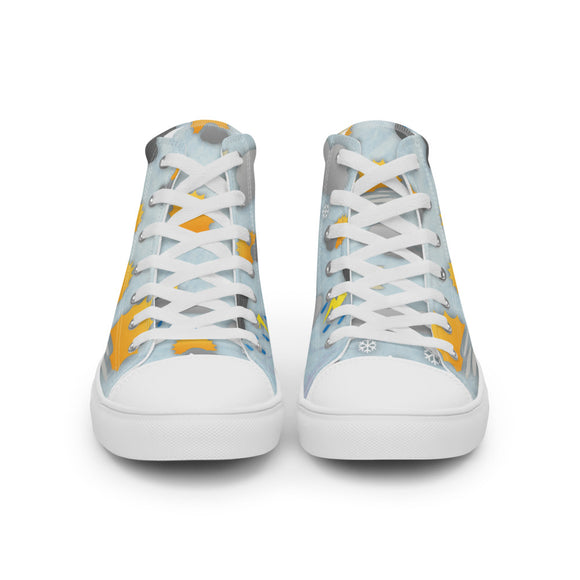 Women’s high top canvas shoes - Weather design